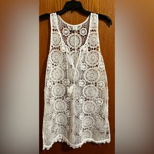 Abercrombie and Fitch Swim White
Crochet Bathing Suit Cover Up